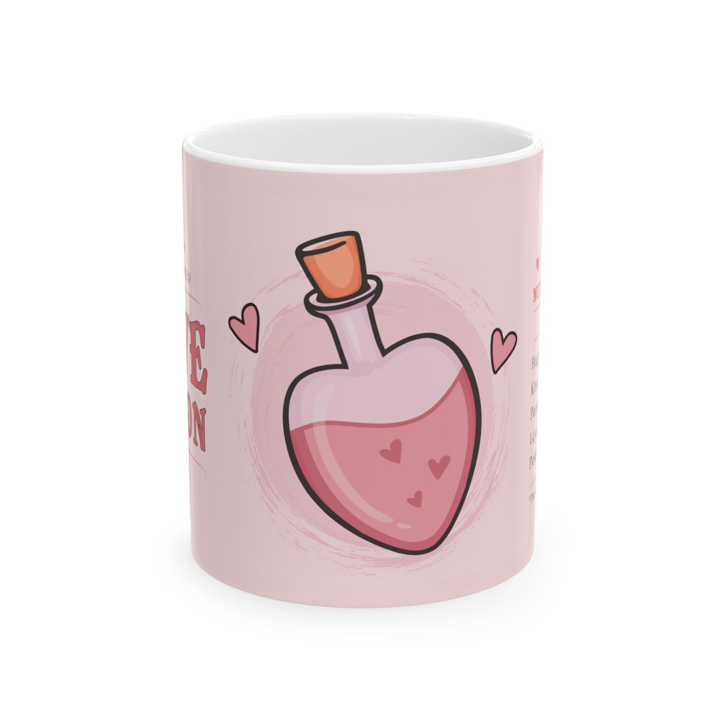 Love Potion Valentine's Day Mug with Adorable Design
