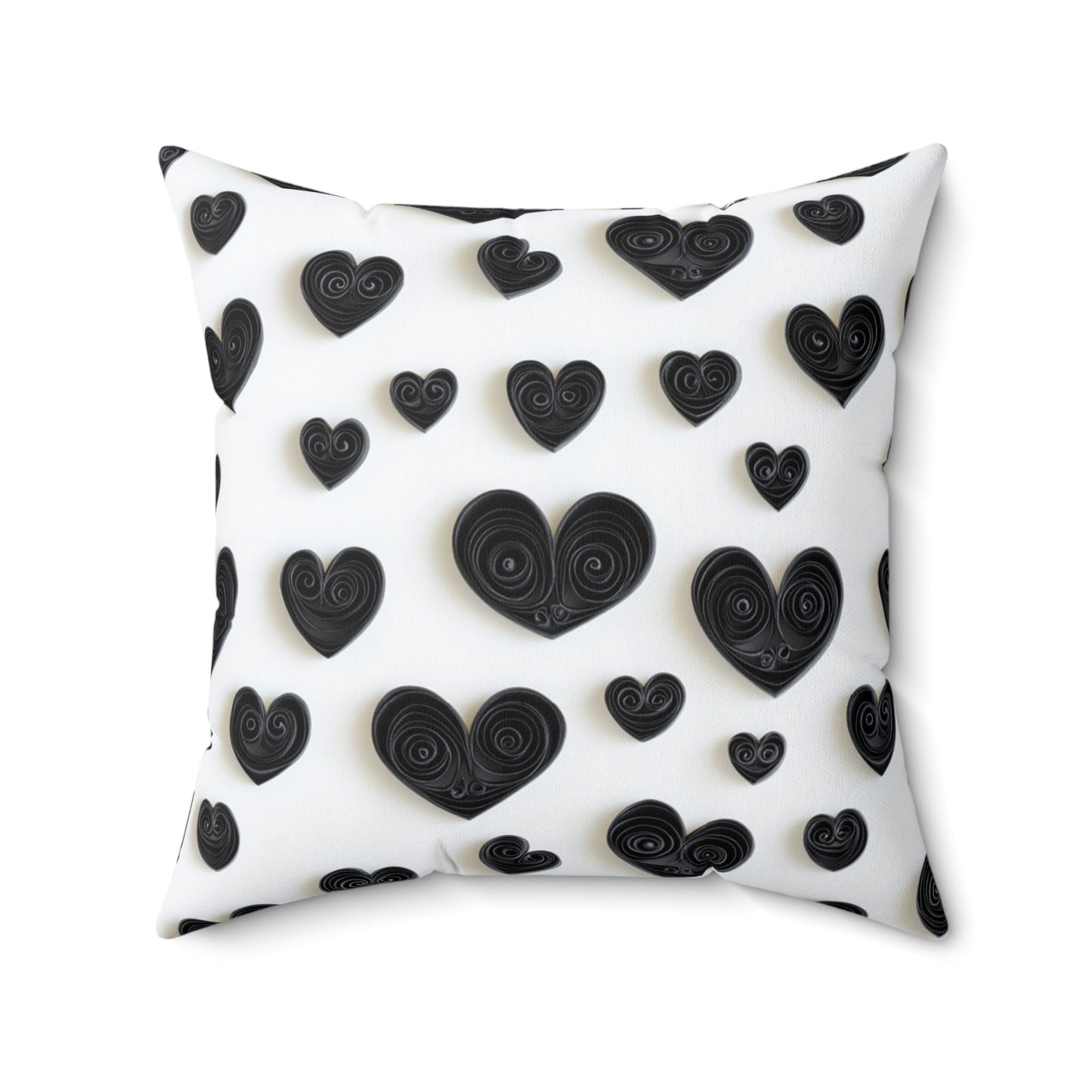 Modern Heart Pattern Throw Pillow