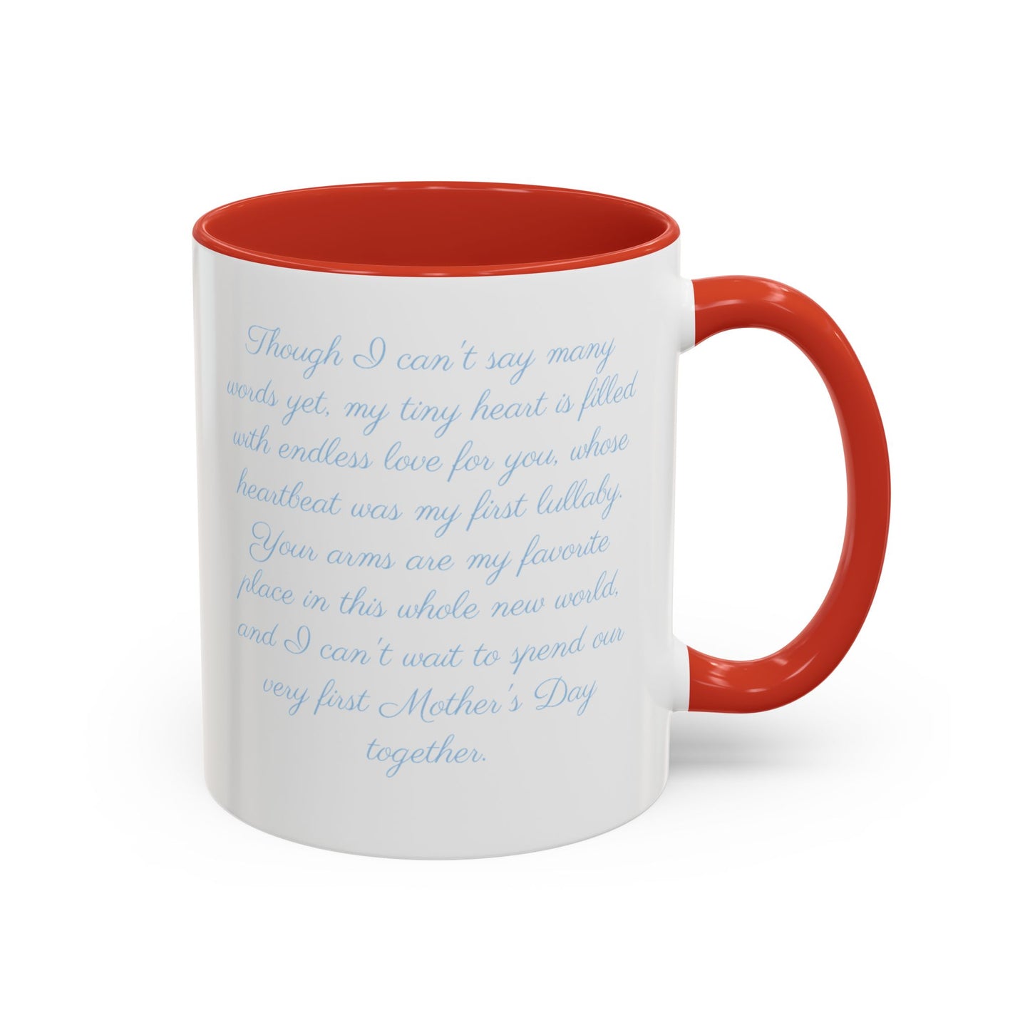 My First Mother's Day Mug Blue - Newborn Baby Message