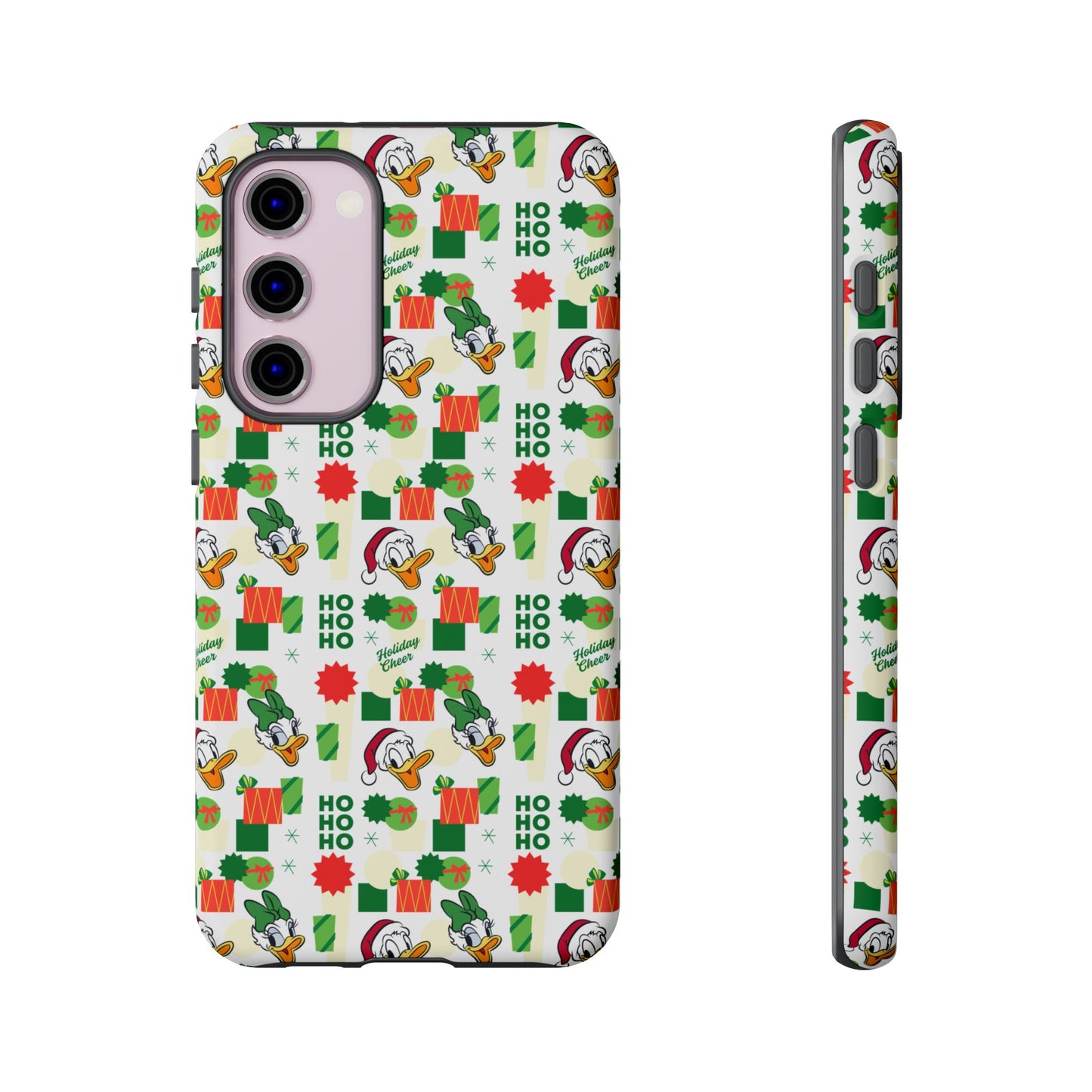 Disney Donald Duck and Daisy Christmas-Themed Durable Phone Case