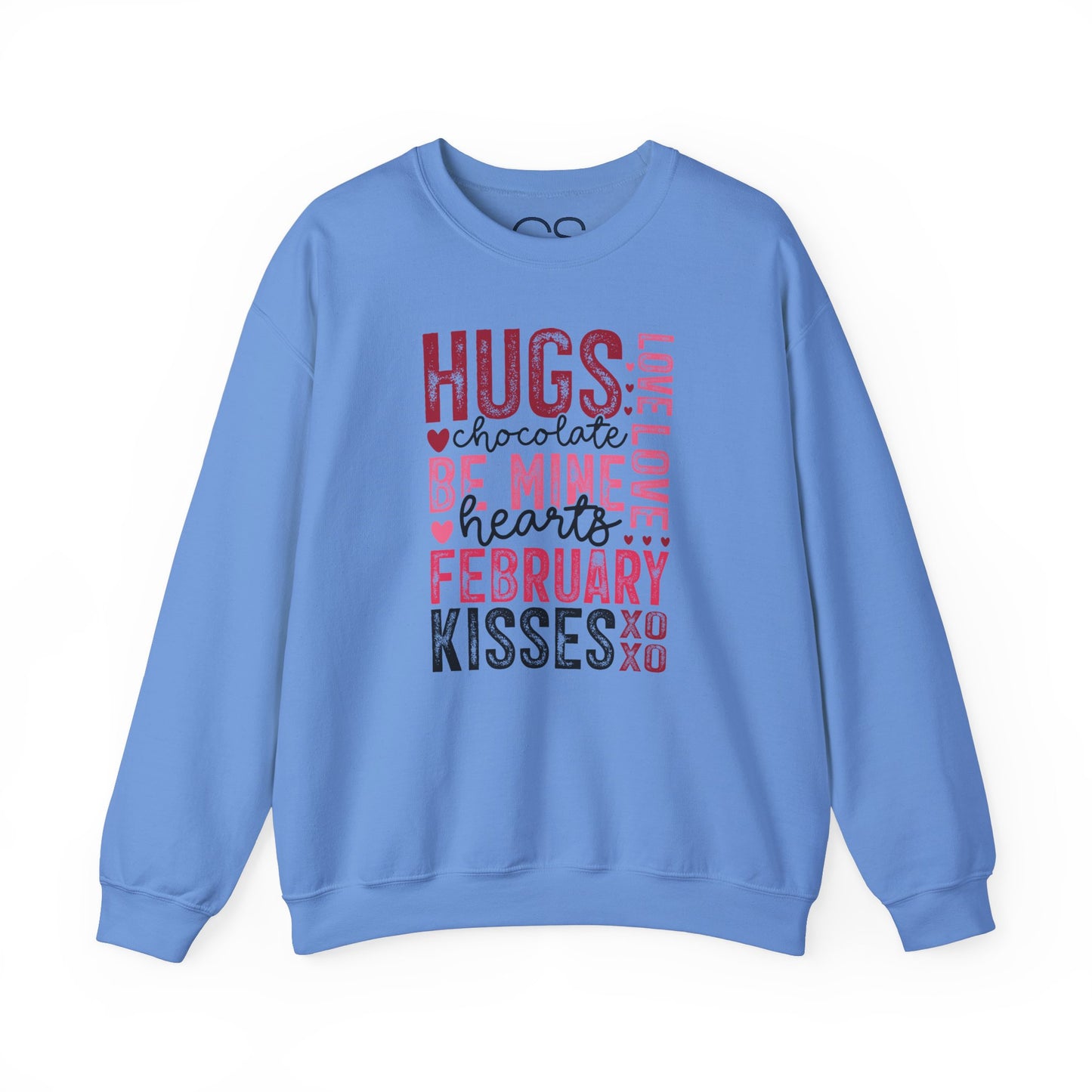 Cozy and Romantic Typography Crewneck Sweatshirt