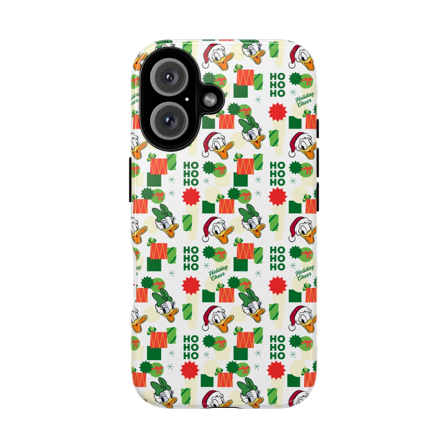 Disney Donald Duck and Daisy Christmas-Themed Durable Phone Case