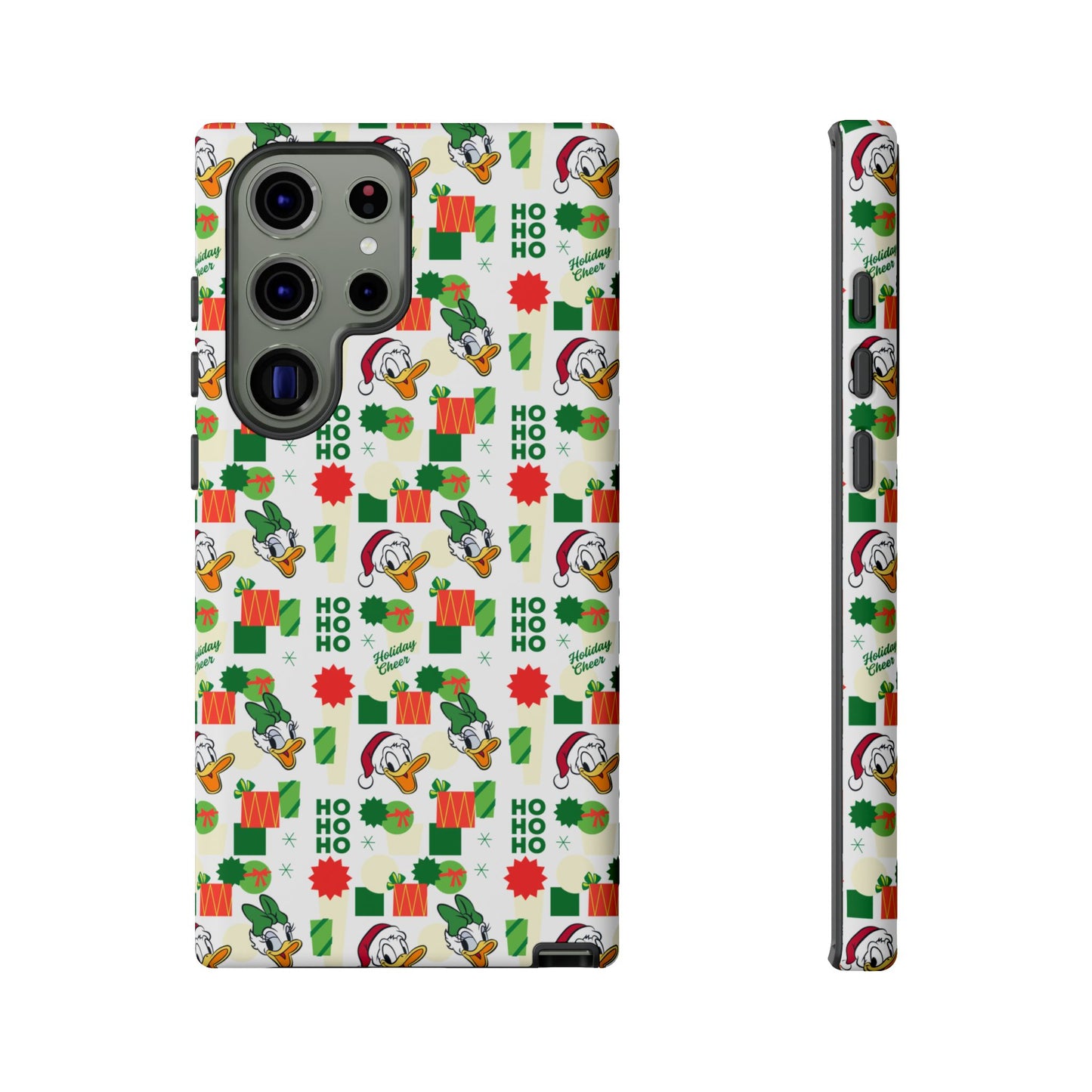 Disney Donald Duck and Daisy Christmas-Themed Durable Phone Case