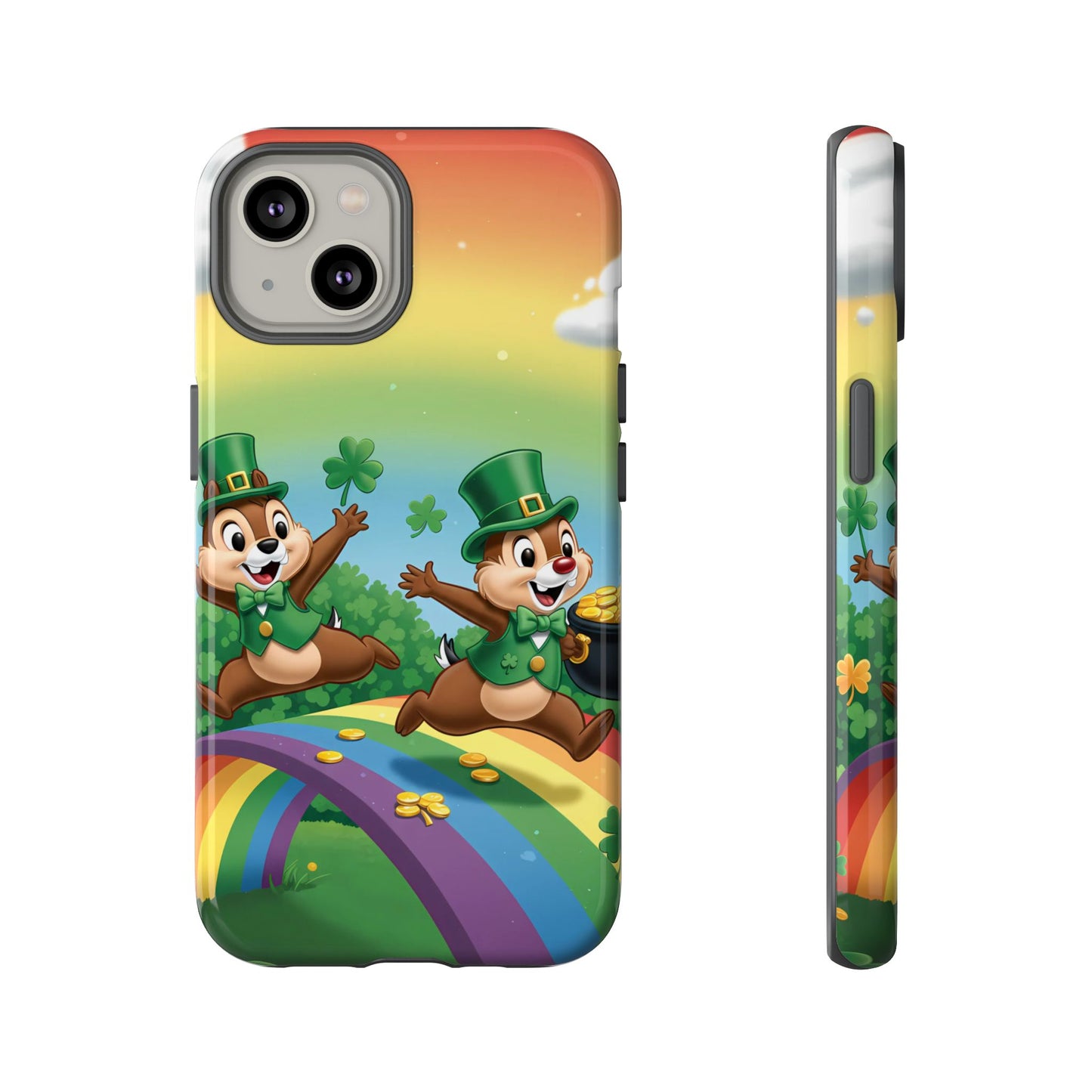 Disney Chip 'n Dale St. Patrick's Day Durable Phone Case