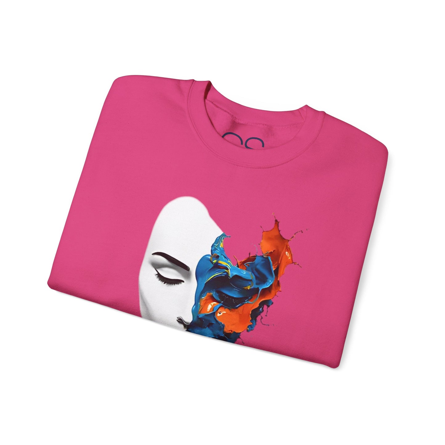 Abstract Art Face Crewneck Sweatshirt