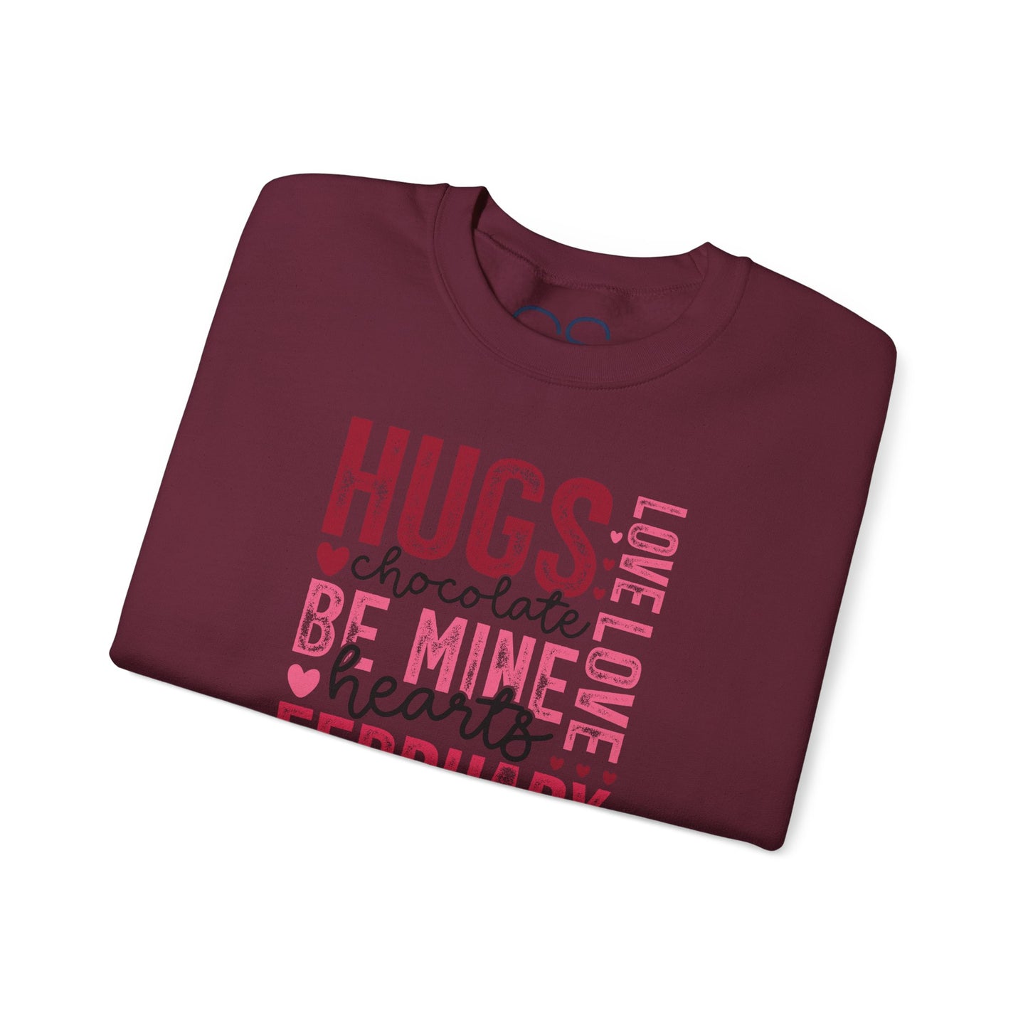 Cozy and Romantic Typography Crewneck Sweatshirt