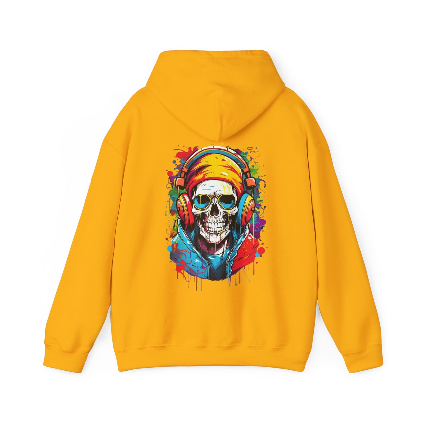 Vivid Gamer Skull Hooded Sweatshirt