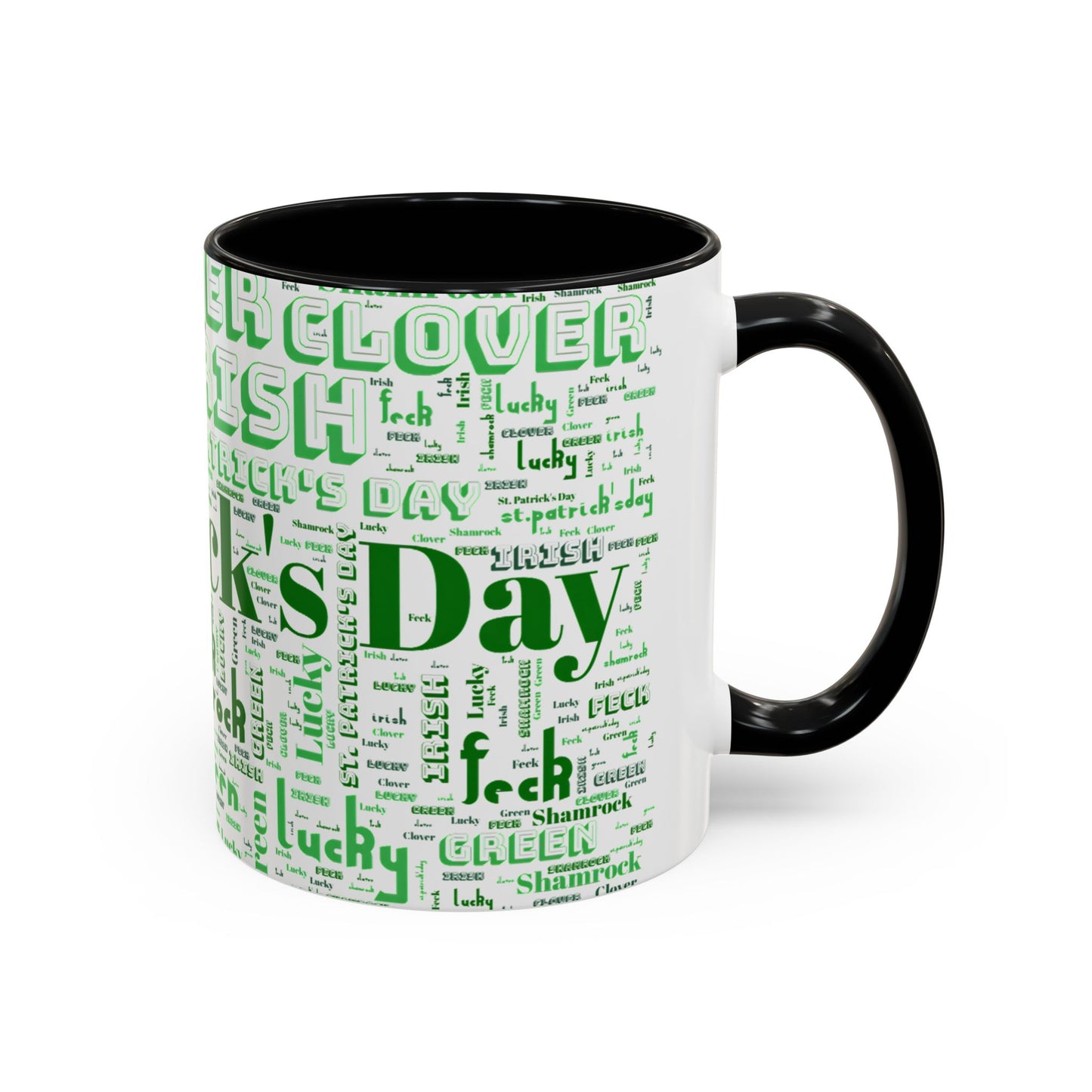 Irish St. Patrick's Day Word Art Mug