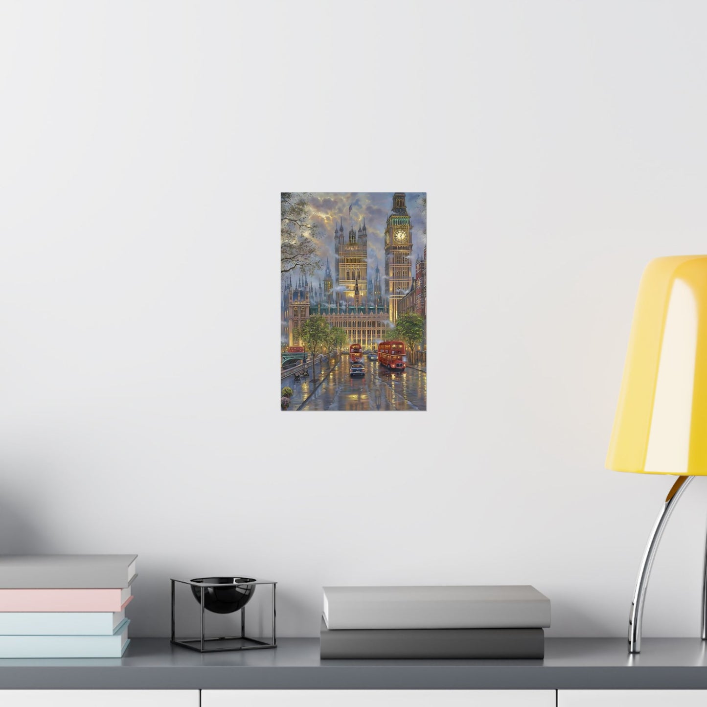 London Fog Matte Vertical Poster