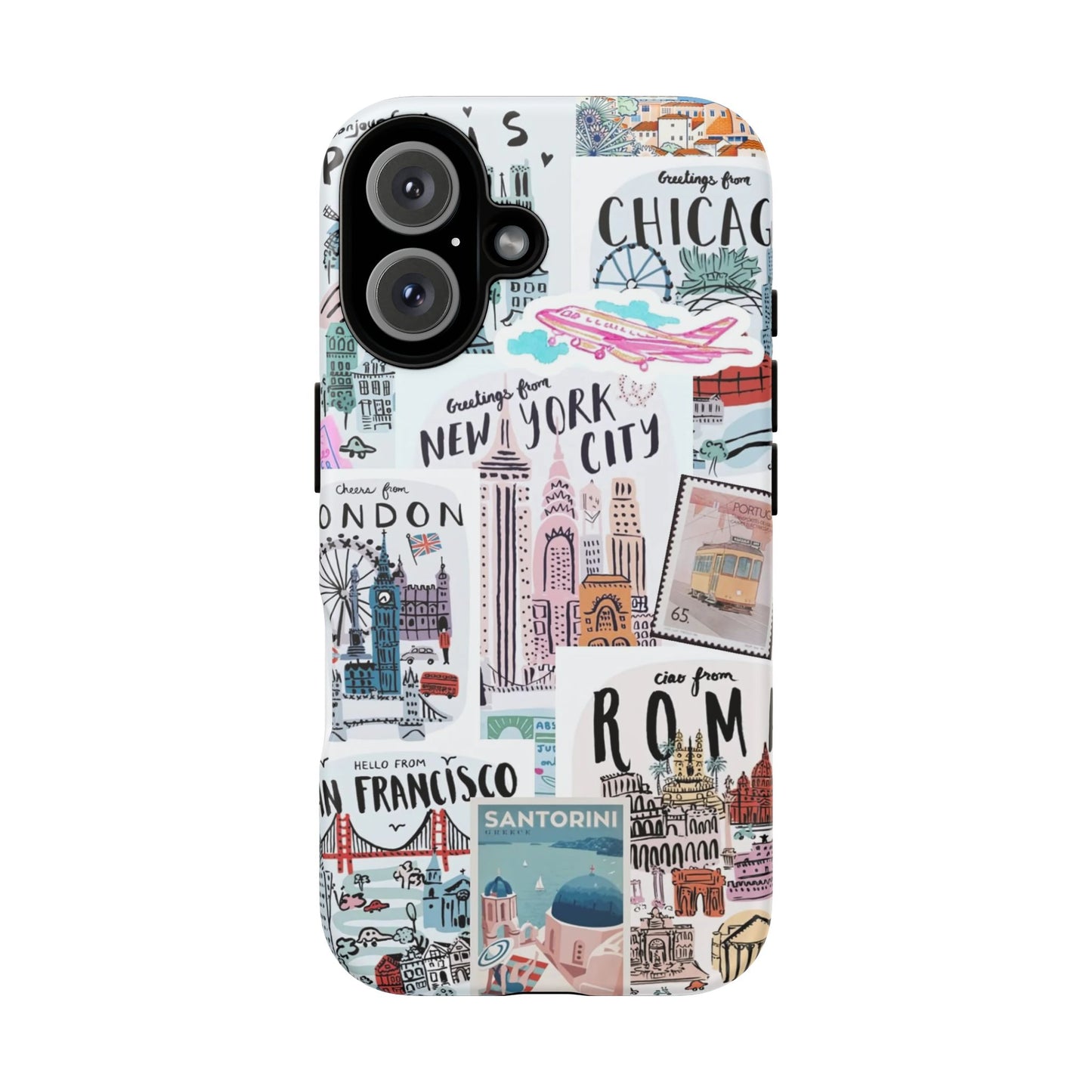 Wanderlust Travel-Themed Durable Phone Case