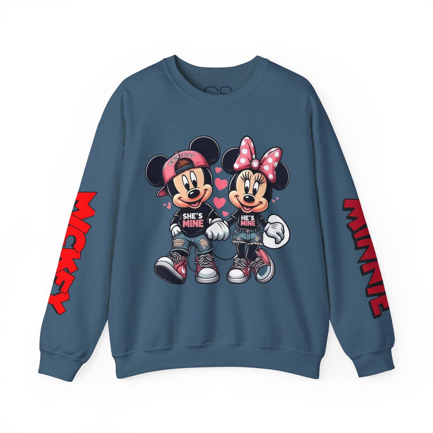 Mickey & Minnie Couples Crewneck Sweatshirt