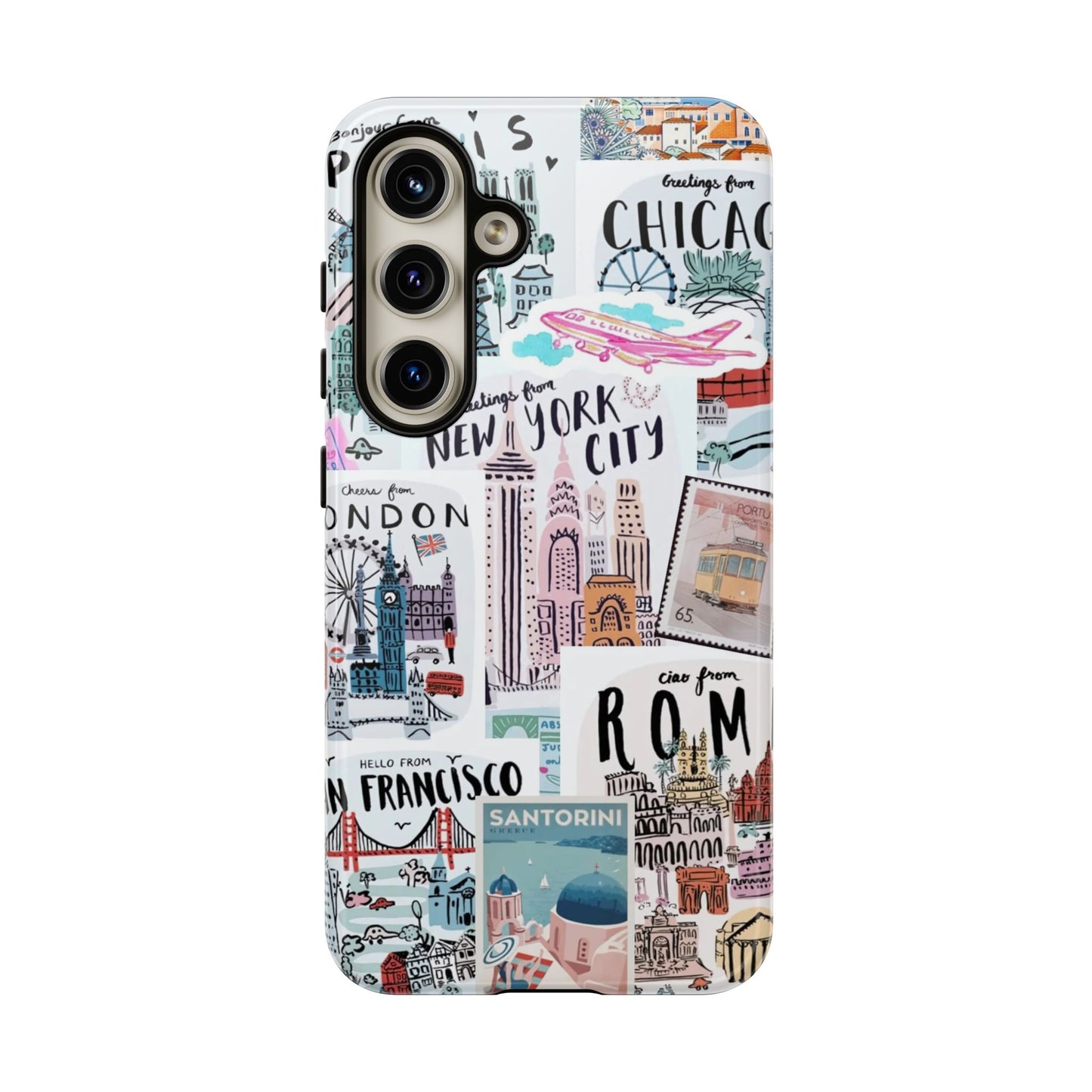 Wanderlust Travel-Themed Durable Phone Case
