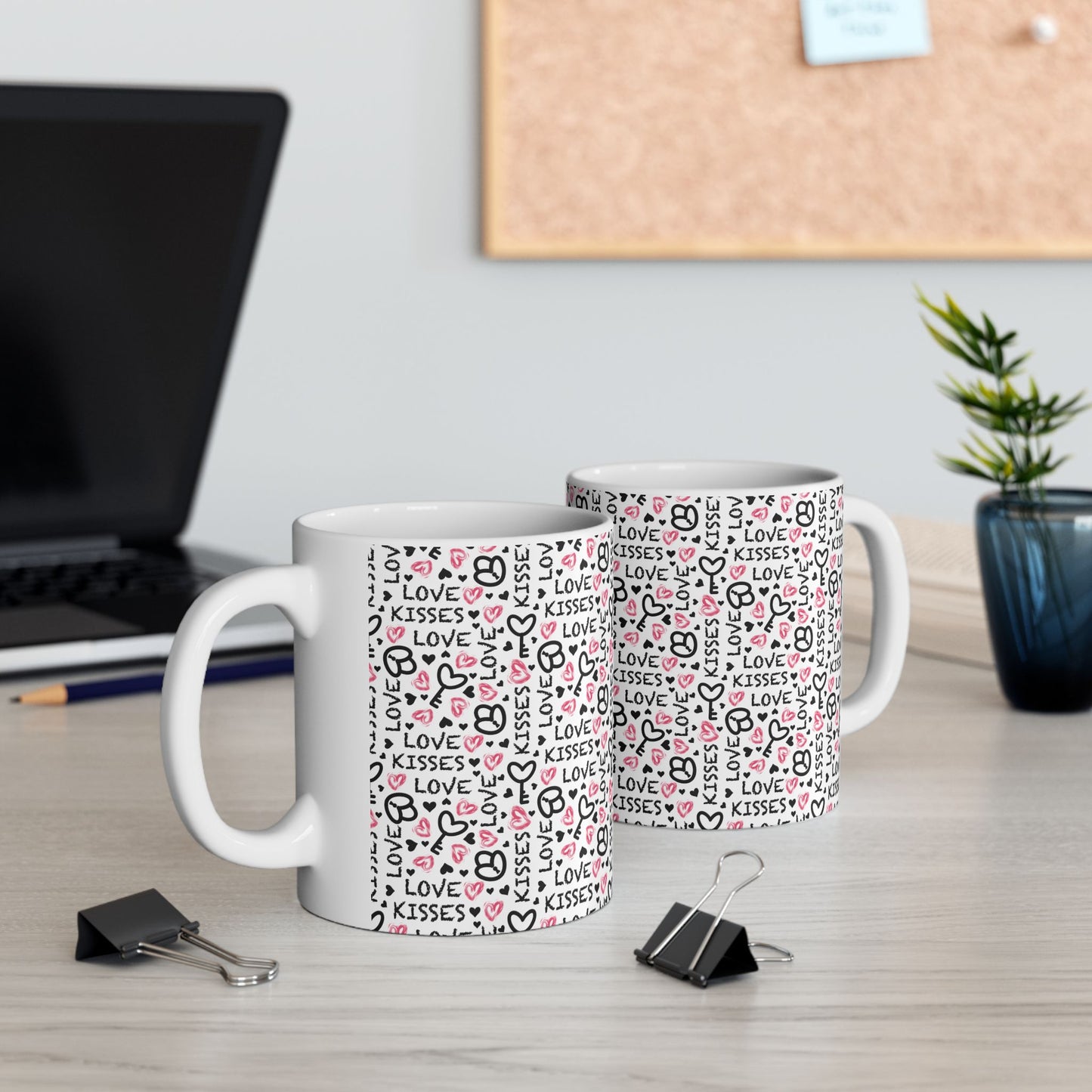 Love & Kisses Ceramic Mug