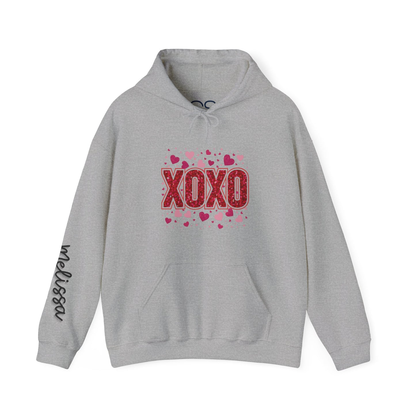 Personalized XOXO Hooded Sweatshirt