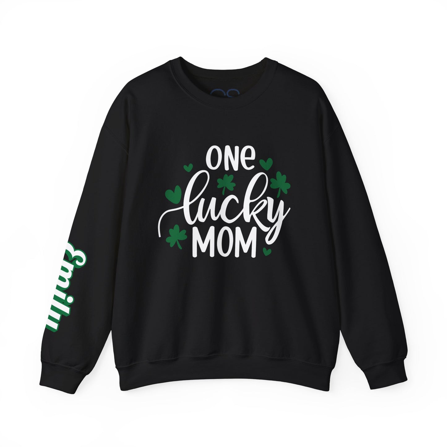 Personalized One Lucky Mom St. Patricks Day Sweatshirt