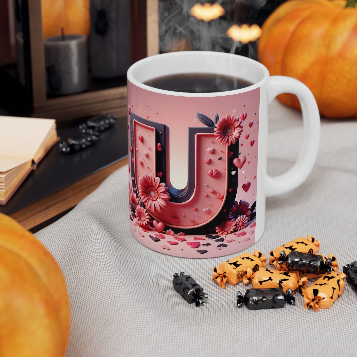 Personalized Valentine's Day Mug with Couple's Initials