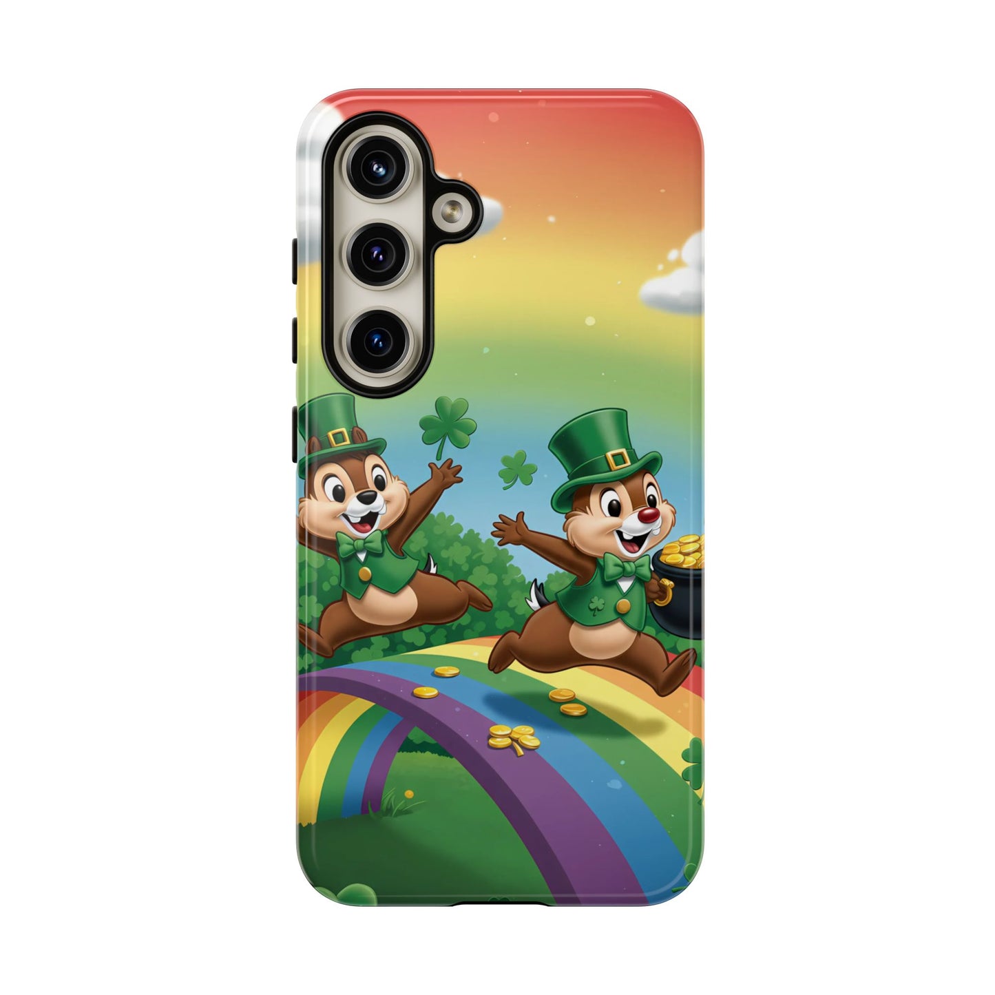 Disney Chip 'n Dale St. Patrick's Day Durable Phone Case