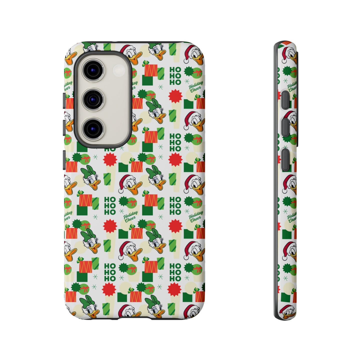 Disney Donald Duck and Daisy Christmas-Themed Durable Phone Case