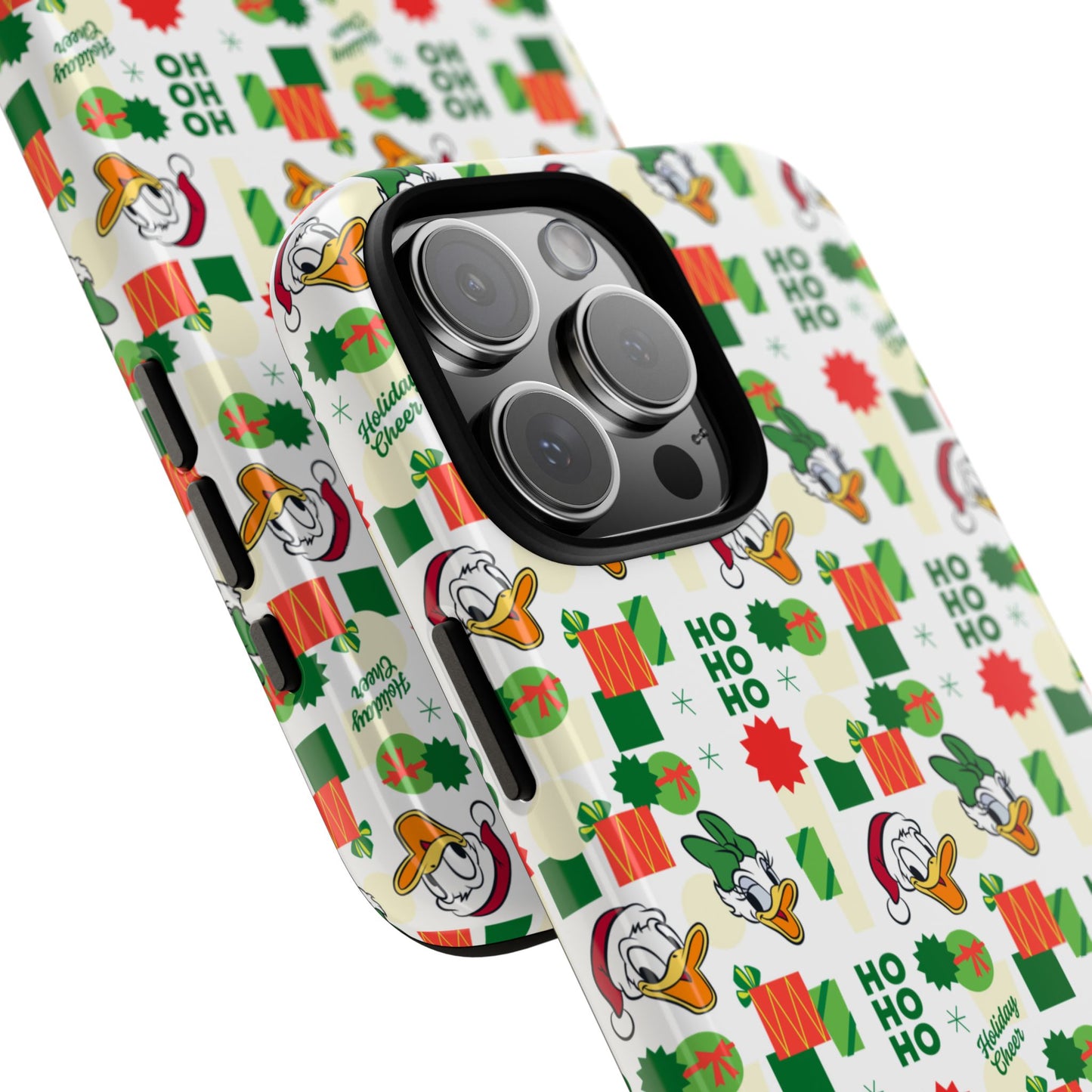 Disney Donald Duck and Daisy Christmas-Themed Durable Phone Case