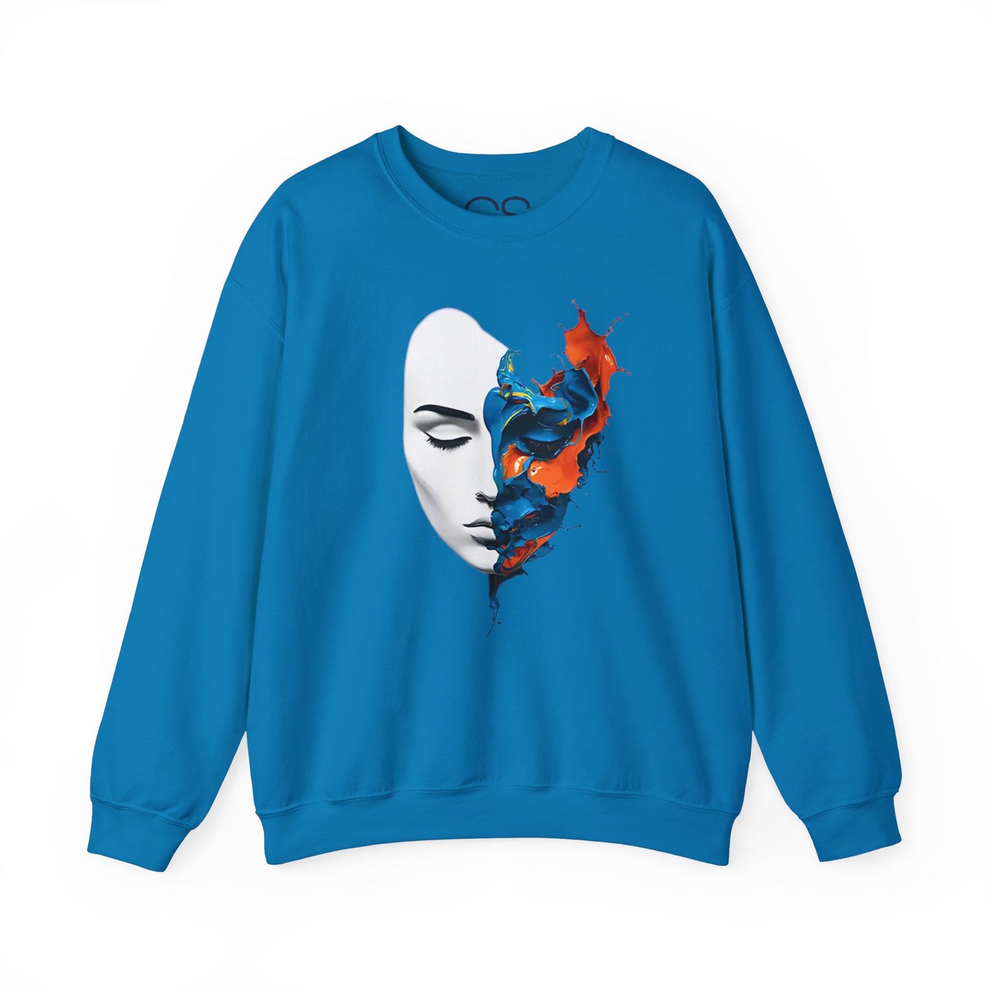Abstract Art Face Crewneck Sweatshirt