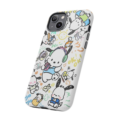 Cute Pochacco-Themed Durable Phone Case