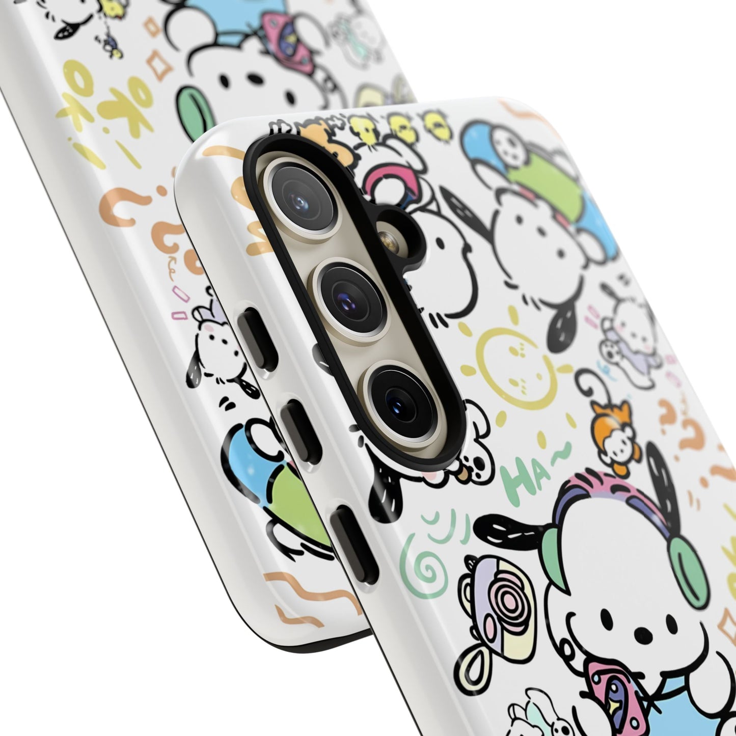 Cute Pochacco-Themed Durable Phone Case