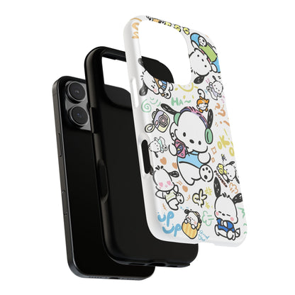 Cute Pochacco-Themed Durable Phone Case