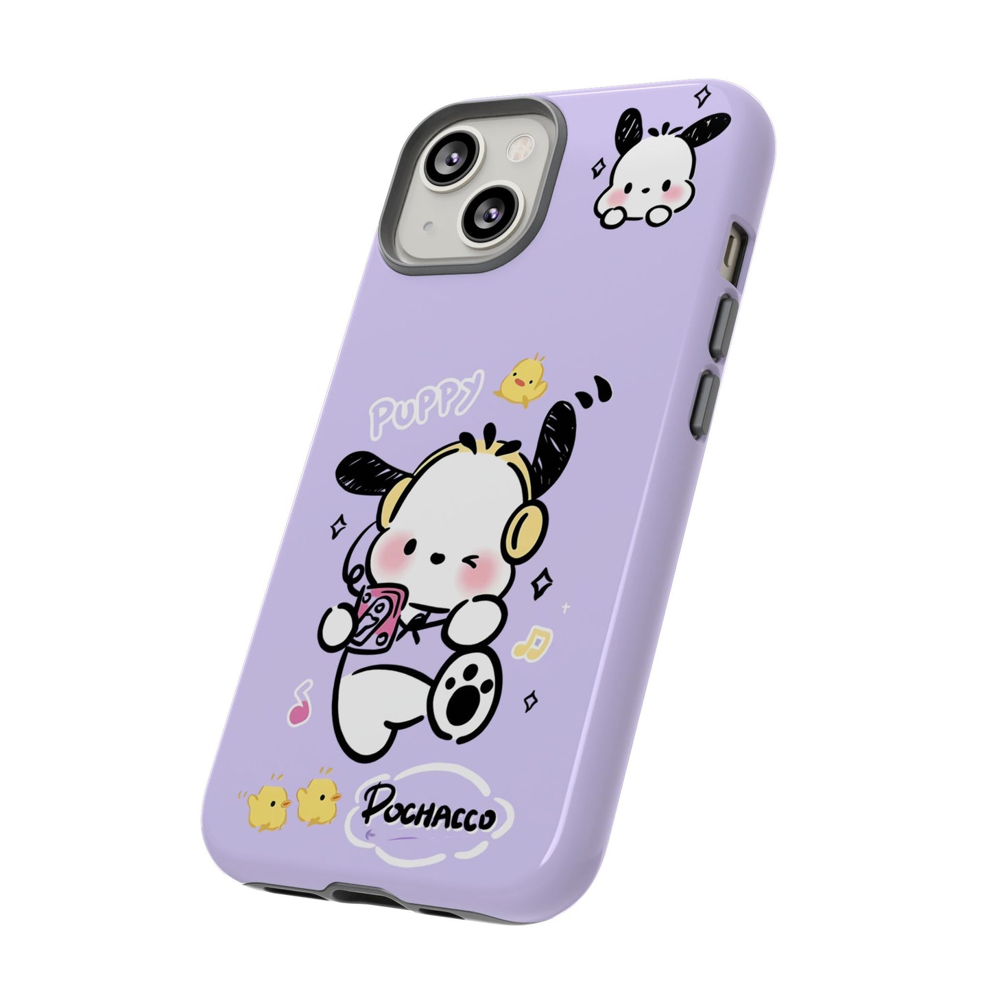 Pochacco Patterned Durable Phone Case