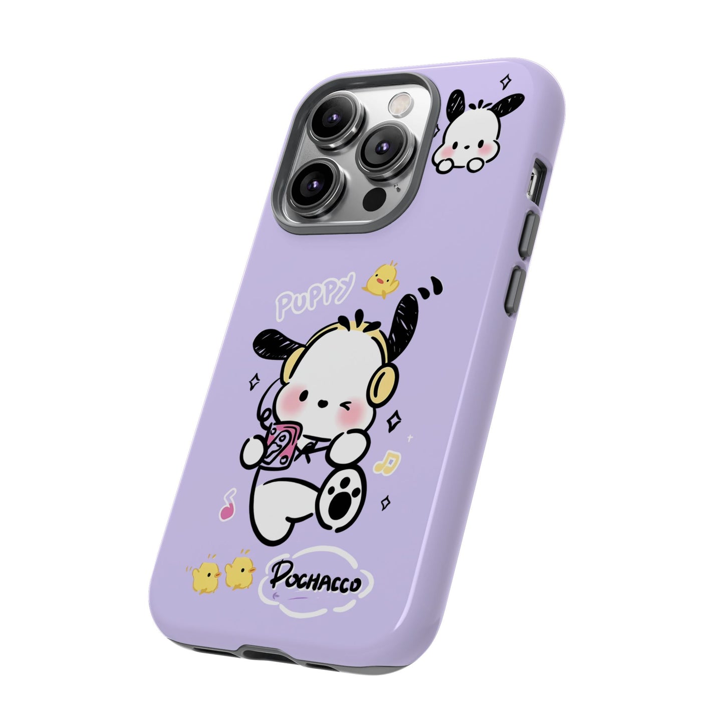 Pochacco Patterned Durable Phone Case