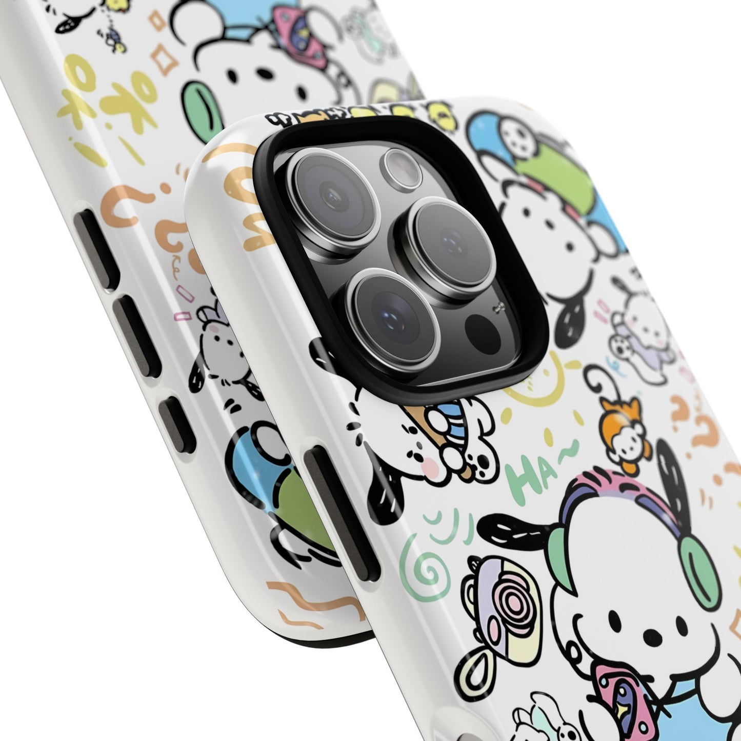 Cute Pochacco-Themed Durable Phone Case