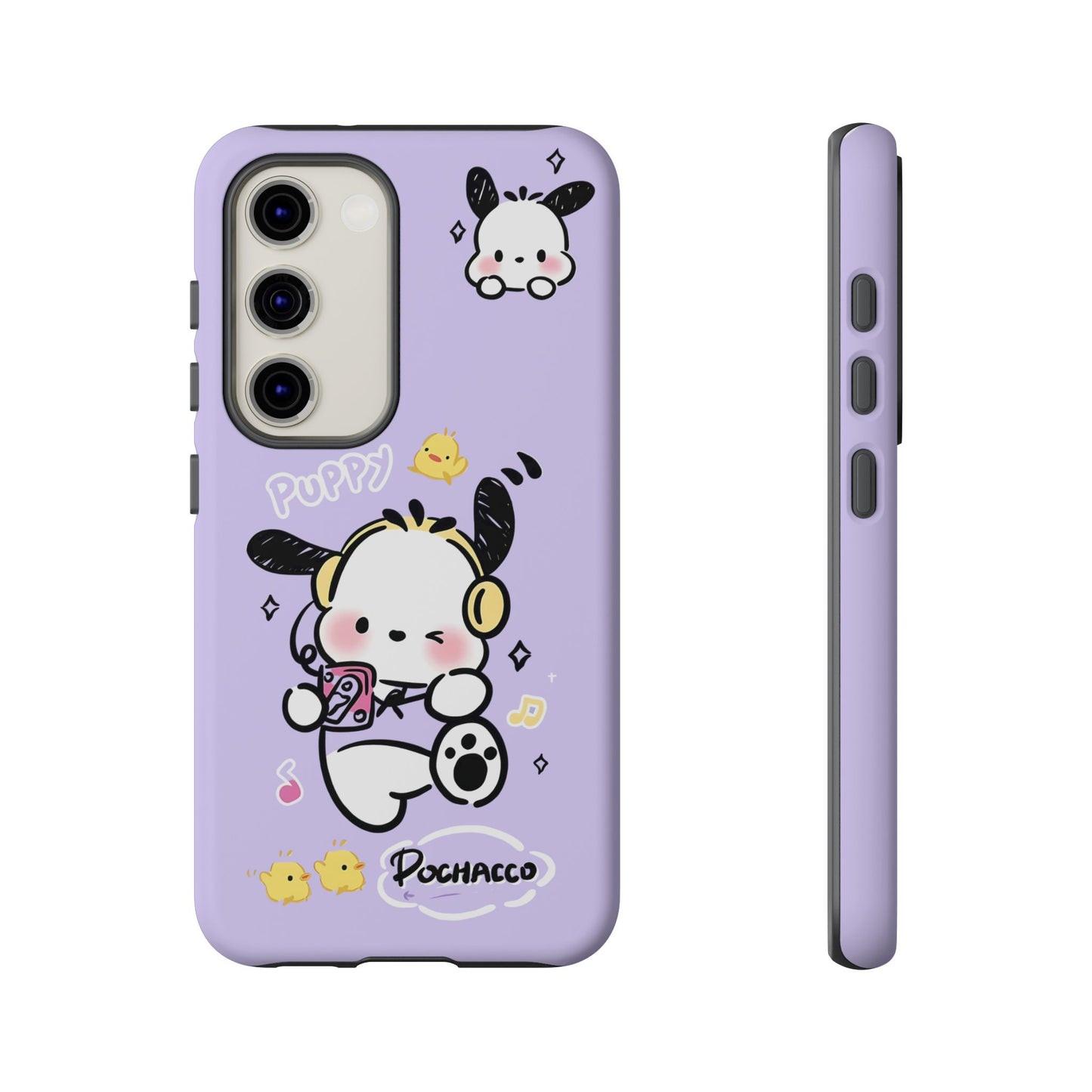 Pochacco Patterned Durable Phone Case