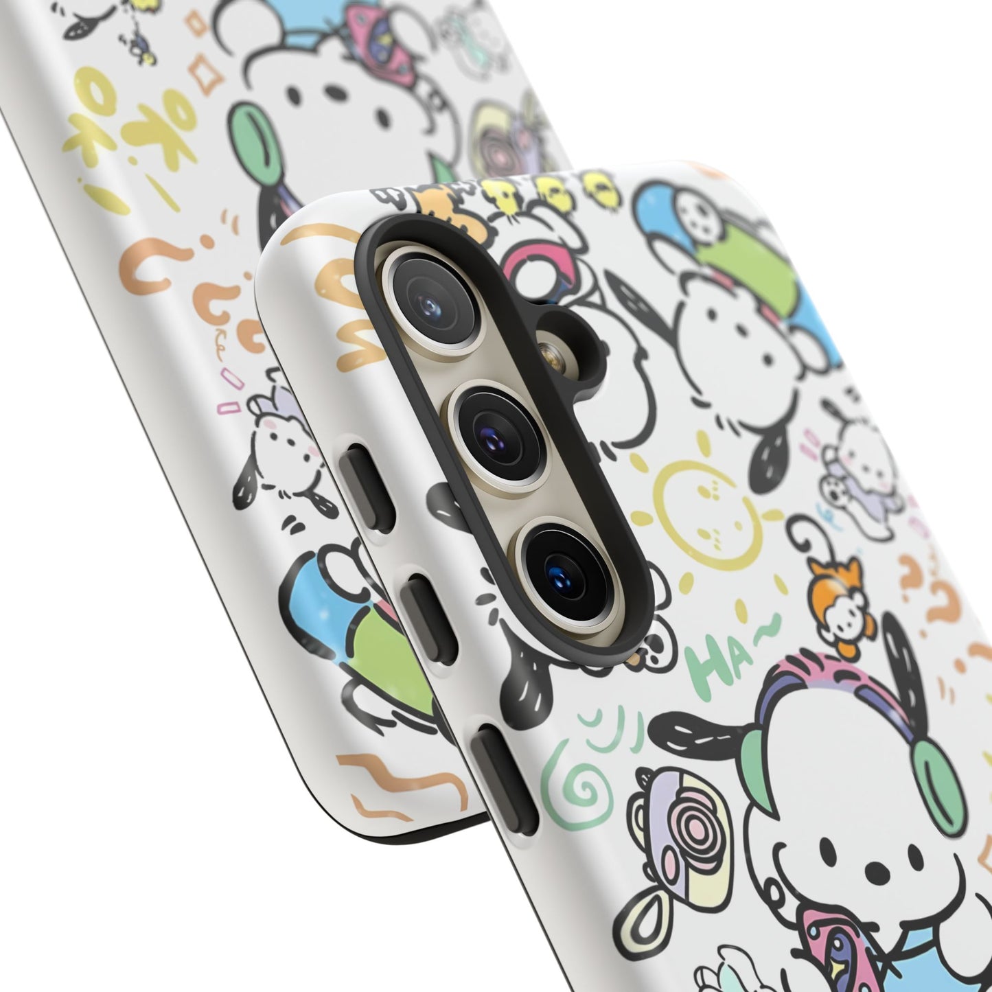 Cute Pochacco-Themed Durable Phone Case