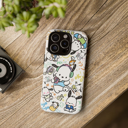 Cute Pochacco-Themed Durable Phone Case