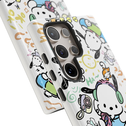 Cute Pochacco-Themed Durable Phone Case