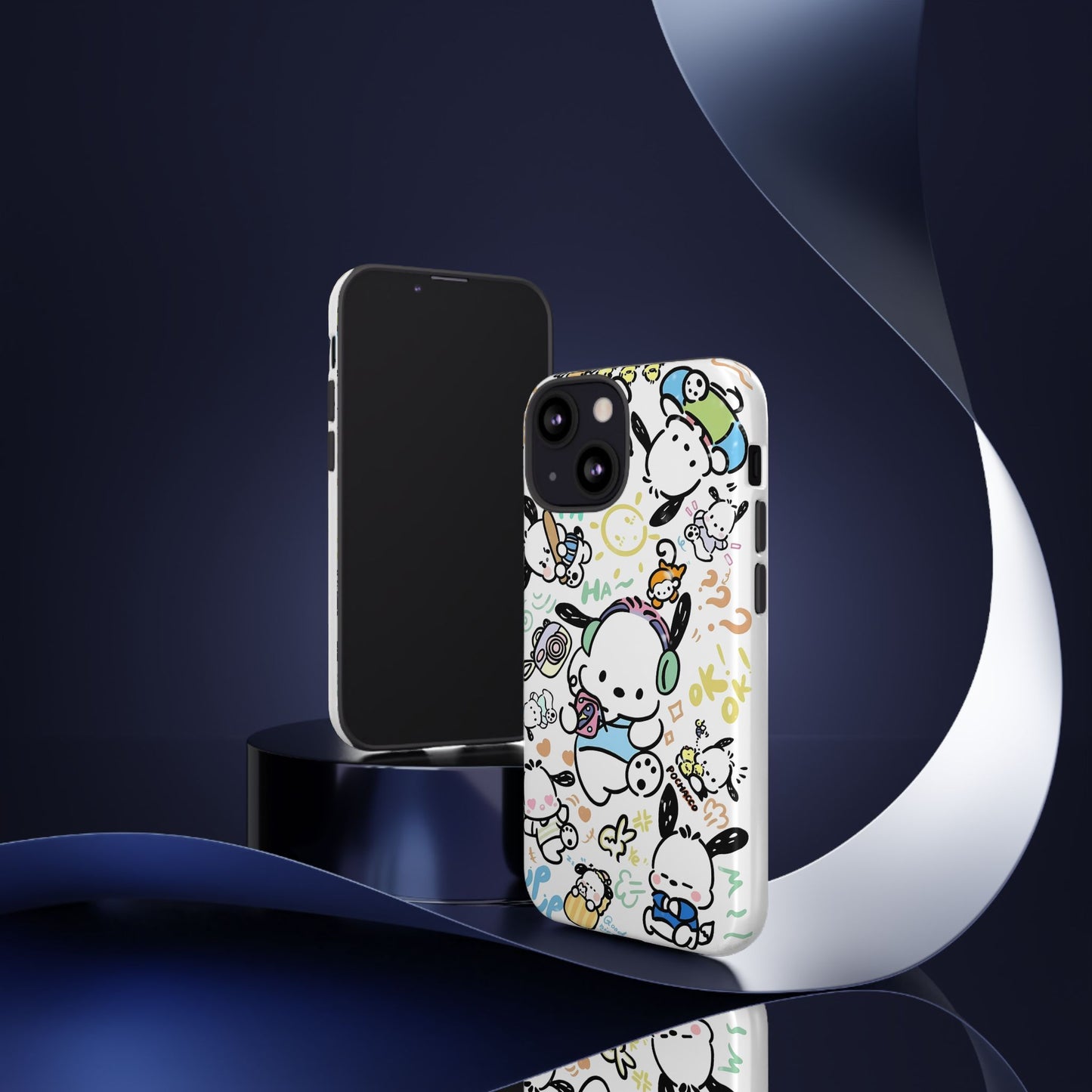 Cute Pochacco-Themed Durable Phone Case