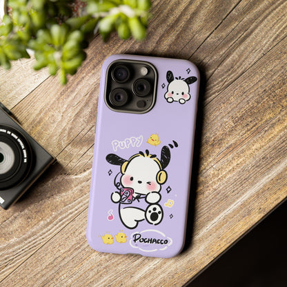 Pochacco Patterned Durable Phone Case