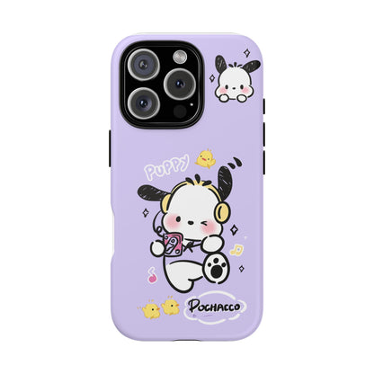 Pochacco Patterned Durable Phone Case