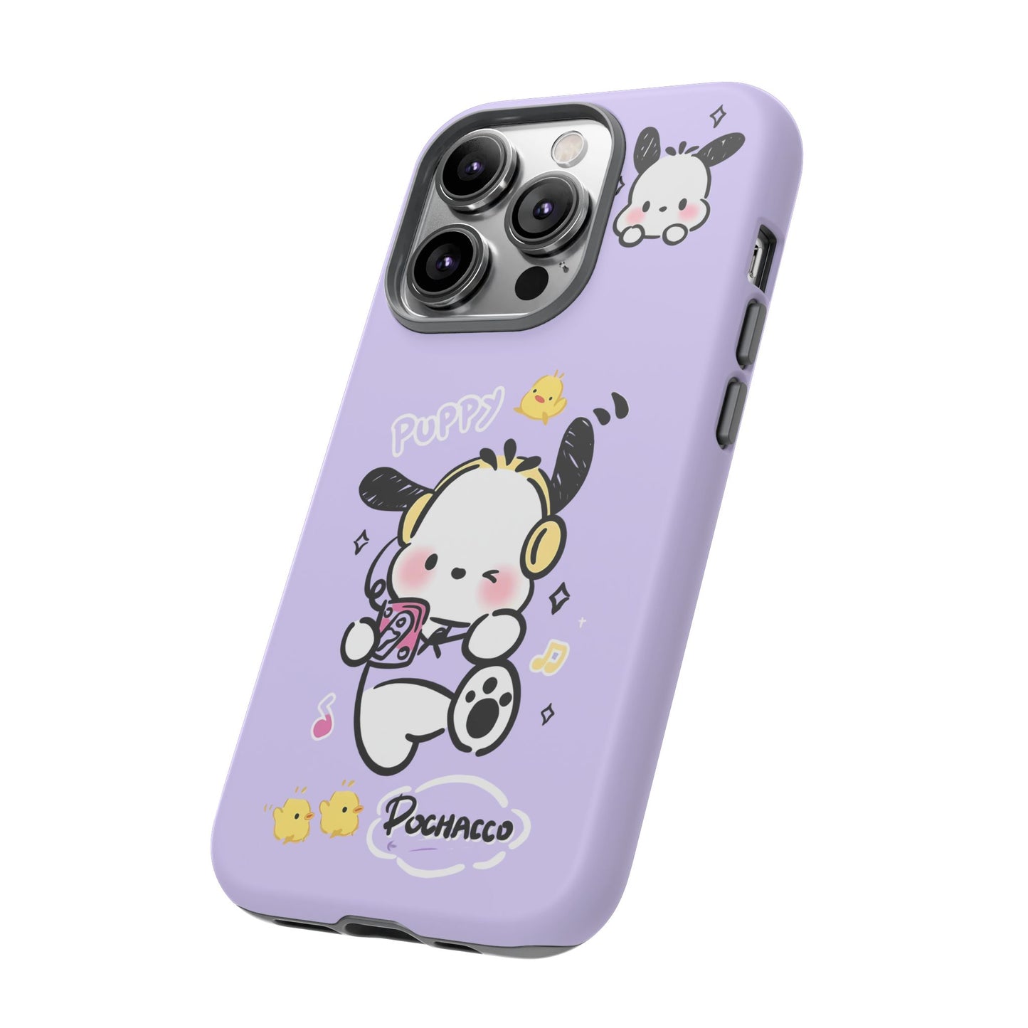 Pochacco Patterned Durable Phone Case