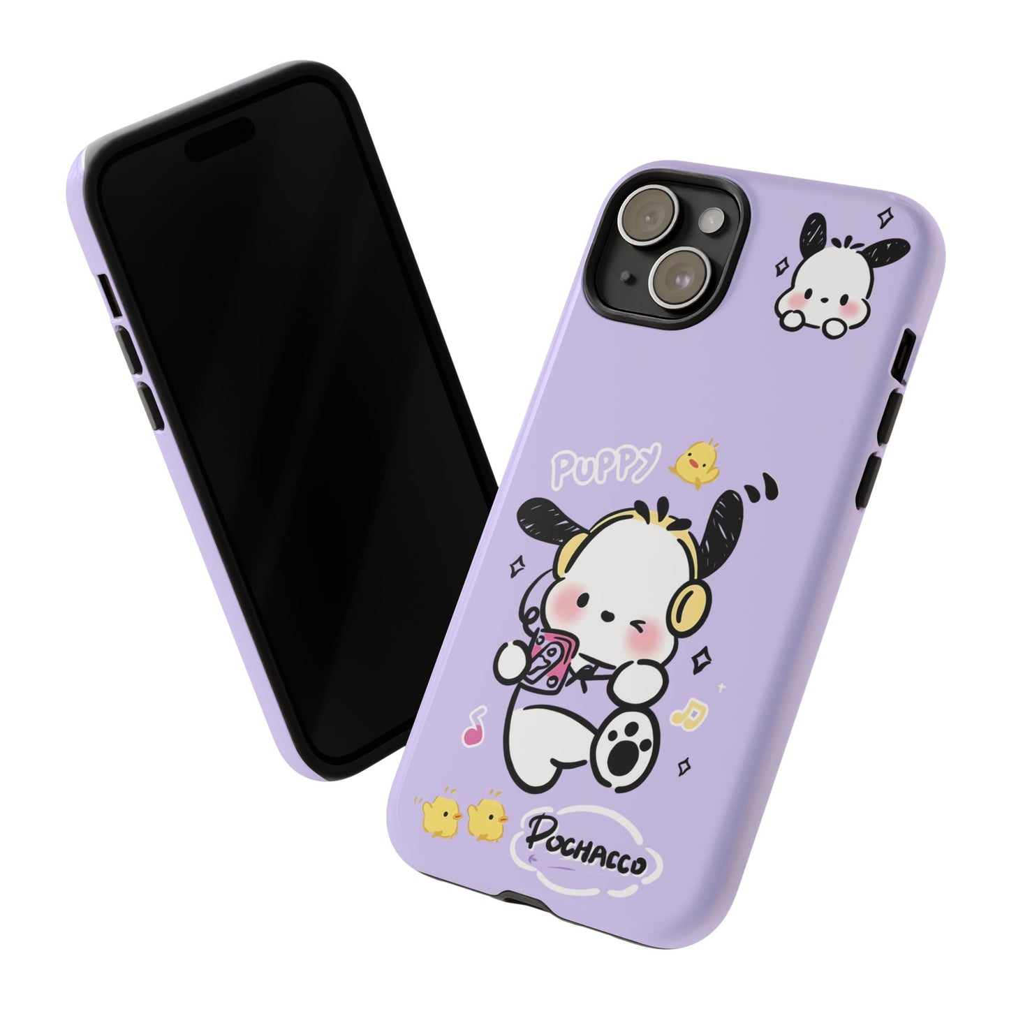 Pochacco Patterned Durable Phone Case