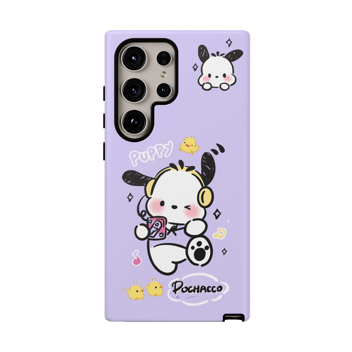 Pochacco Patterned Durable Phone Case