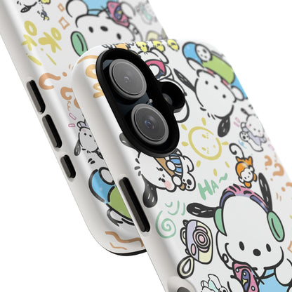 Cute Pochacco-Themed Durable Phone Case