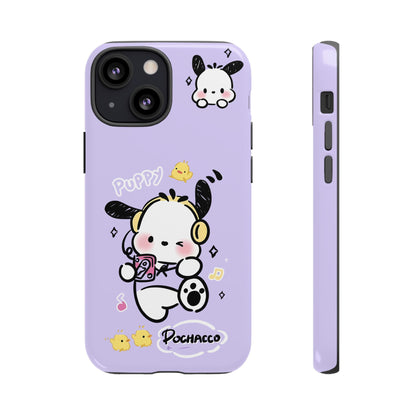 Pochacco Patterned Durable Phone Case