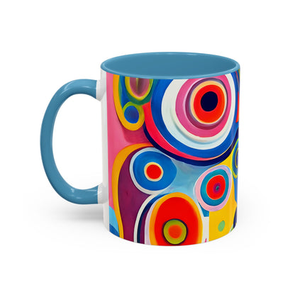 Vibrant Circles Modern Art Coffee Mug