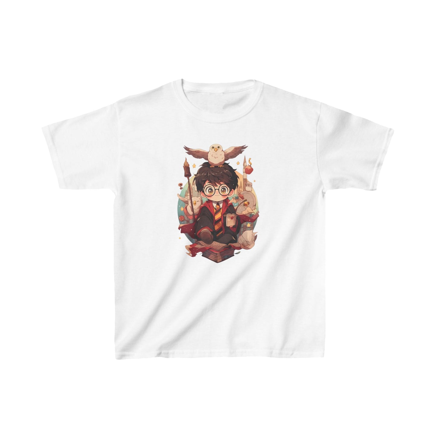 Harry Potter Chibi Kids Heavy Cotton™ Tee T-shirt: A Magical Addition to Your Wardrobe