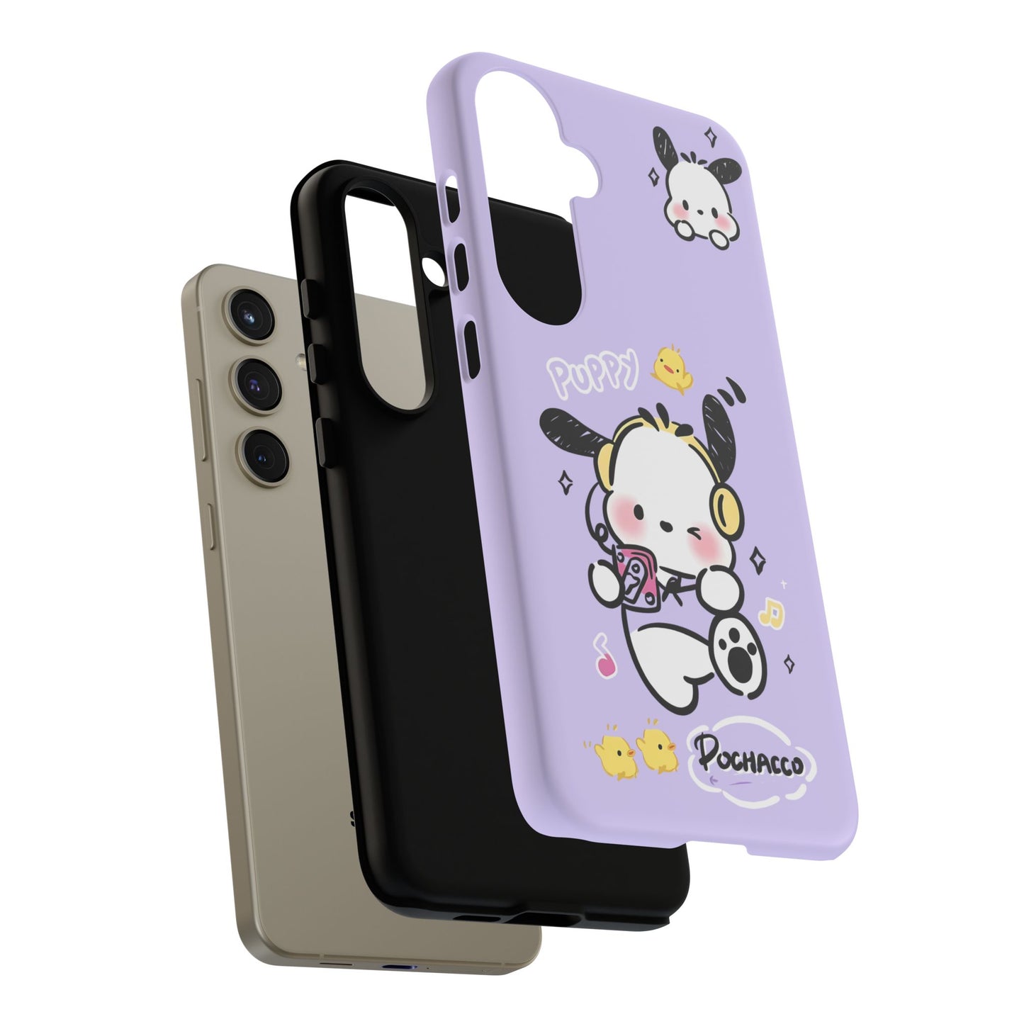 Pochacco Patterned Durable Phone Case