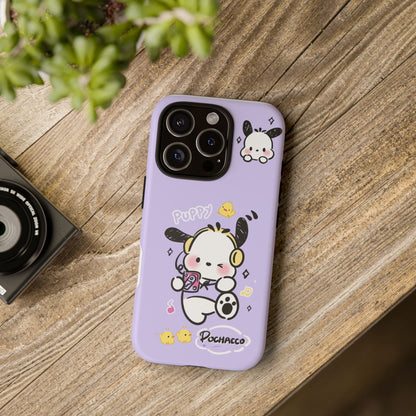 Pochacco Patterned Durable Phone Case