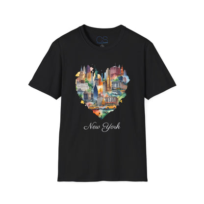 New York Heart Collage T-Shirt