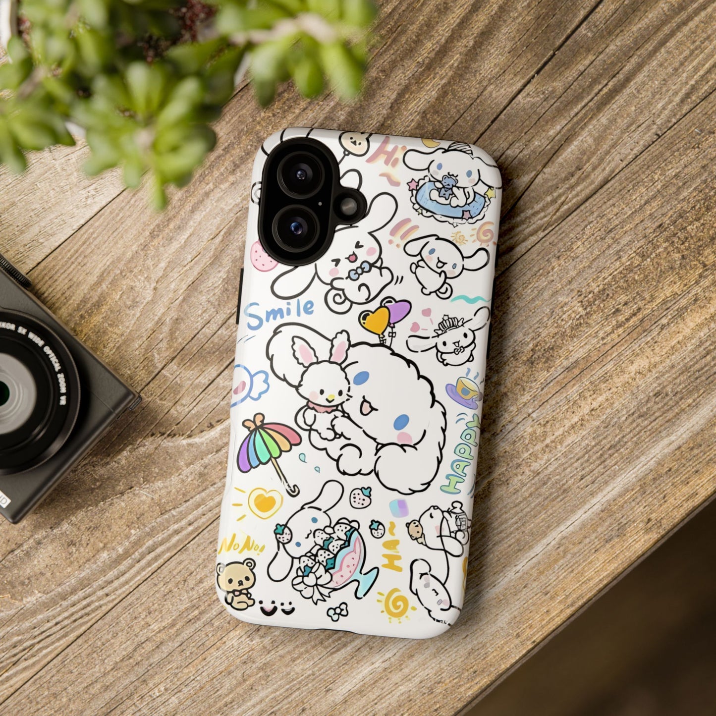 Charming My Melody Themed Durable Phone Case