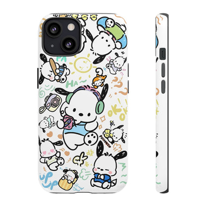 Cute Pochacco-Themed Durable Phone Case