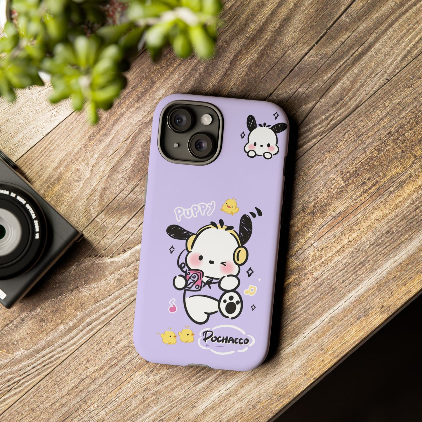 Pochacco Patterned Durable Phone Case